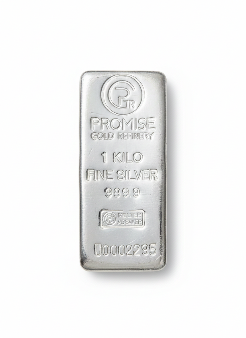 Pure Silver 1 KG Bar
